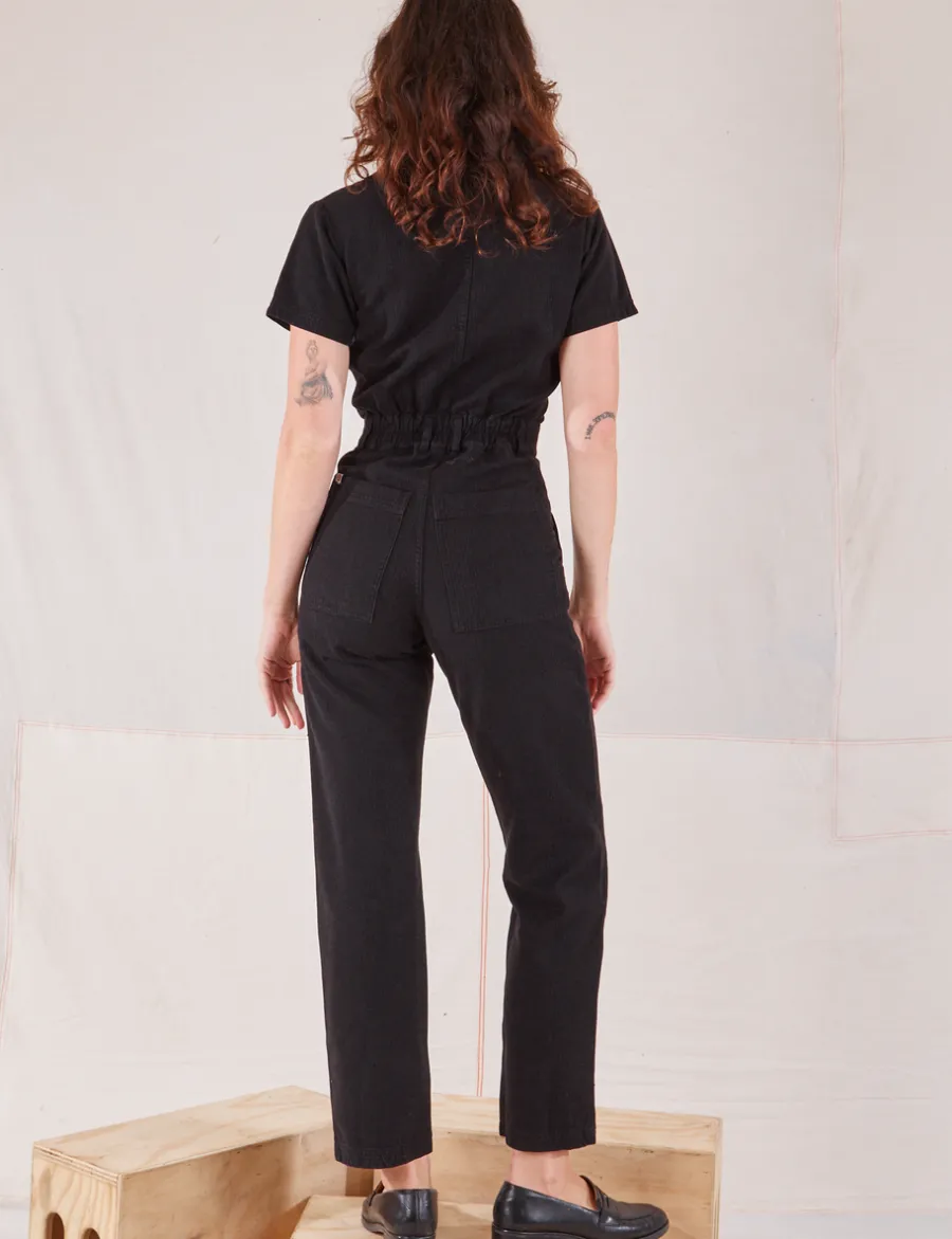 Hot Heritage Short Sleeve Jumpsuit - Short Sleeve Jumpsuits