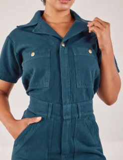 New Heritage Short Sleeve Jumpsuit - Short Sleeve Jumpsuits
