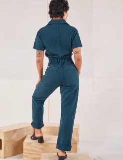 New Heritage Short Sleeve Jumpsuit - Short Sleeve Jumpsuits