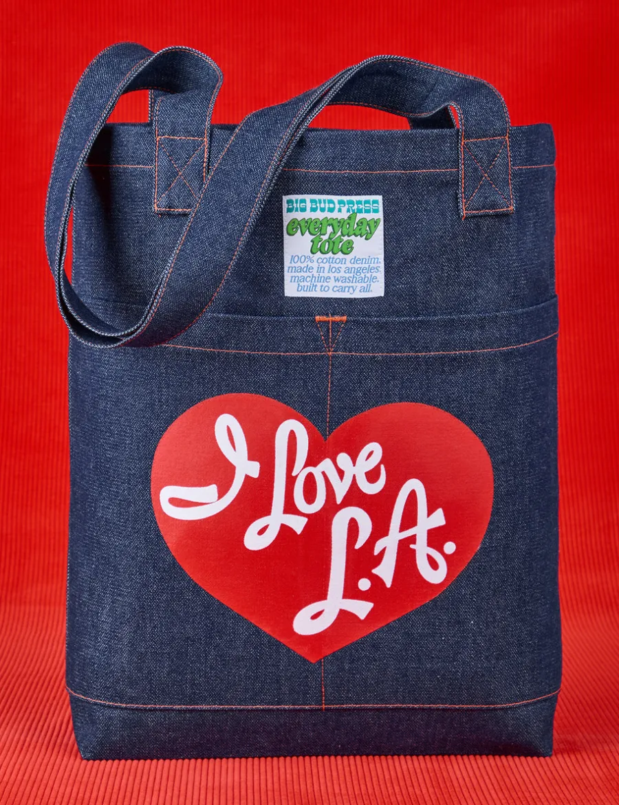 New I Love LA Tote Big Totes|Graphic Tees