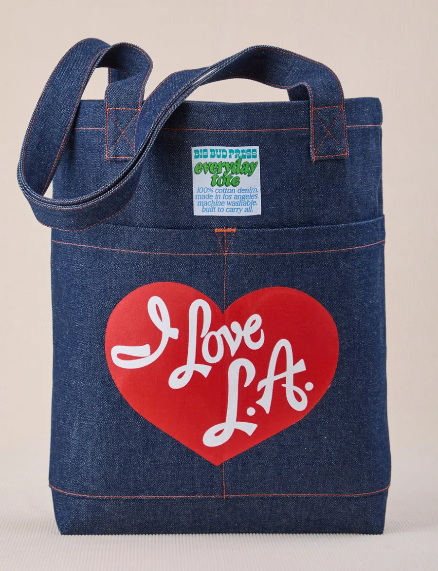 New I Love LA Tote Big Totes|Graphic Tees