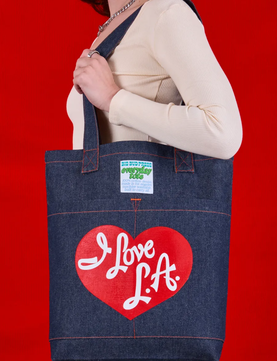 New I Love LA Tote Big Totes|Graphic Tees