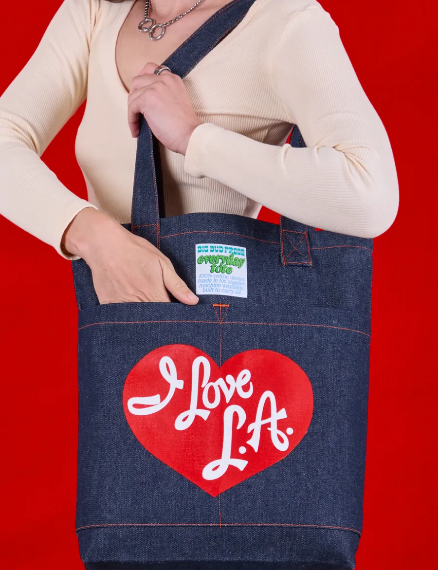 New I Love LA Tote Big Totes|Graphic Tees