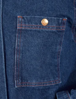Clearance Indigo Denim Work Jacket - Work Jacket|Denim