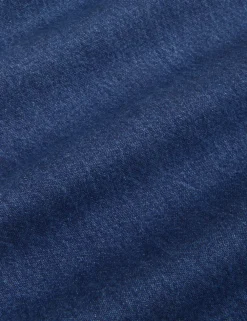Hot Indigo Wide Leg Trousers - Trousers|Denim