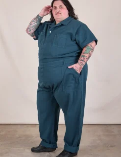 Online Long Jumpsuit - Short Sleeve Jumpsuits