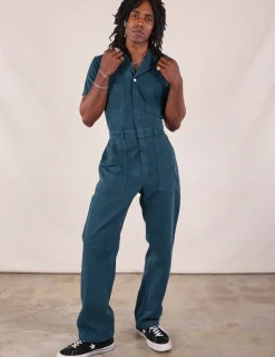 Online Long Jumpsuit - Short Sleeve Jumpsuits
