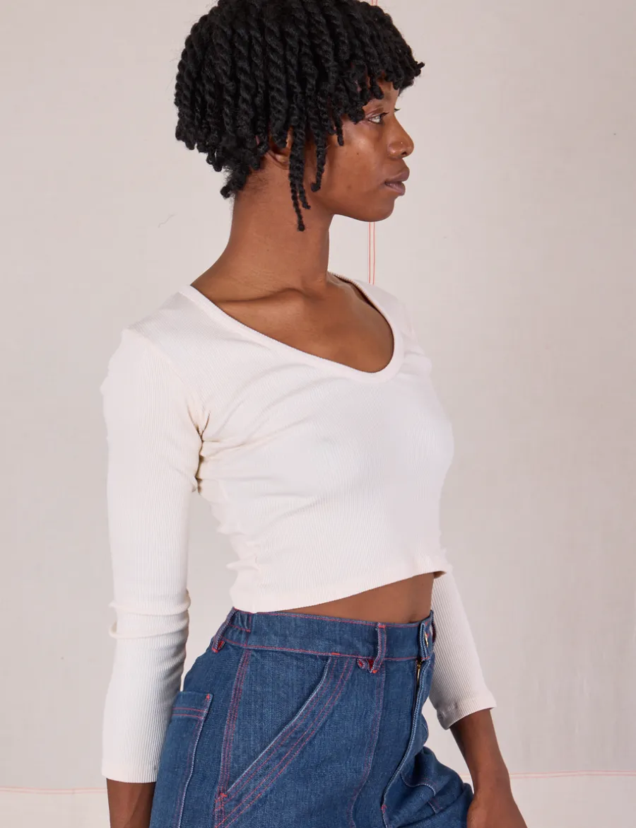 Hot Long Sleeve V-Neck Tee - *FINAL SALE* V-Necks|V-Necks
