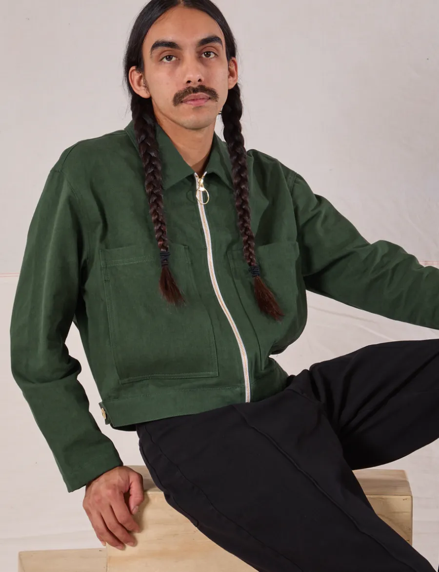 Fashion Mechanic Jacket - Denim|Mechanic Jackets