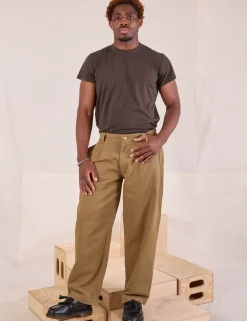 Hot Mid-Rise Pleated Trousers - Trousers