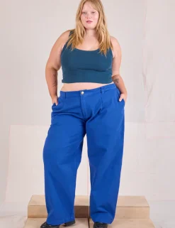 Discount Mid-Rise Pleated Trousers - Trousers