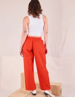 Clearance Mid-Rise Pleated Trousers - Trousers
