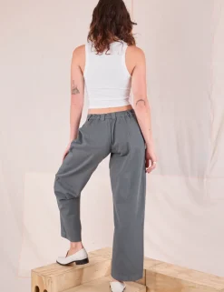 Sale Mid-Rise Pleated Trousers - Trousers