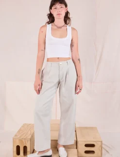 Best Mid-Rise Pleated Trousers - Trousers