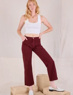 Fashion Mid-Rise Work Pants - Work Pants