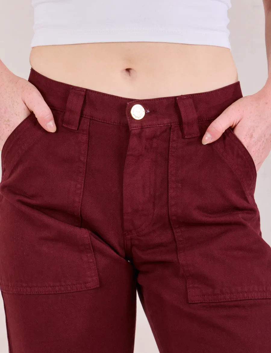 Fashion Mid-Rise Work Pants - Work Pants