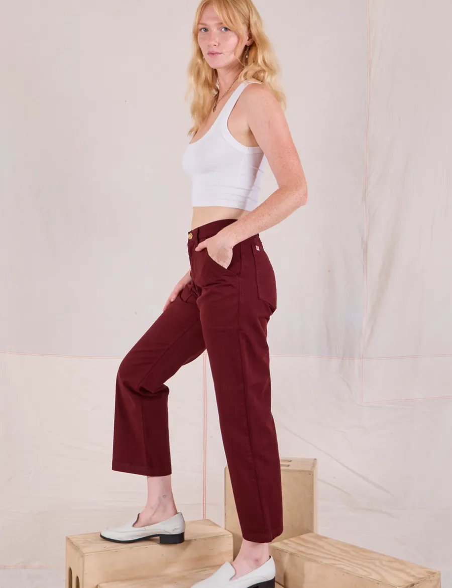 Fashion Mid-Rise Work Pants - Work Pants