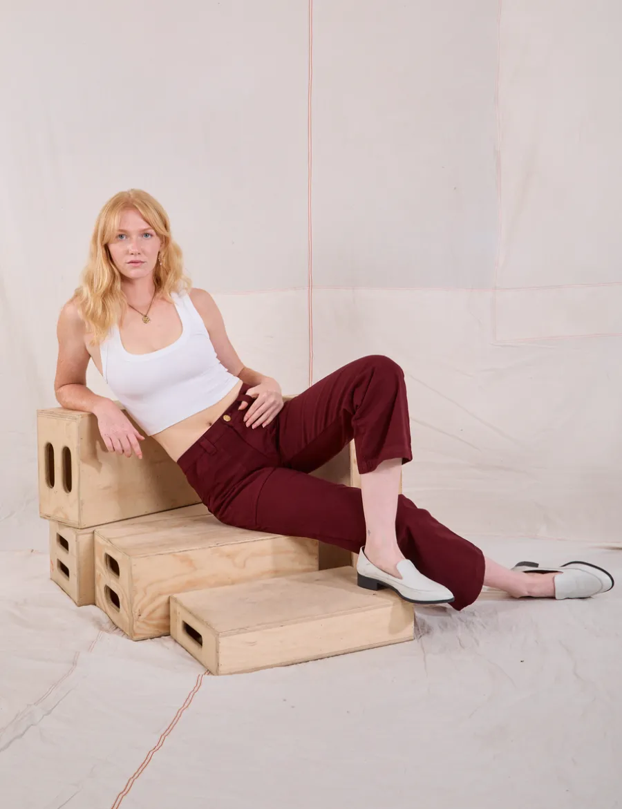Fashion Mid-Rise Work Pants - Work Pants