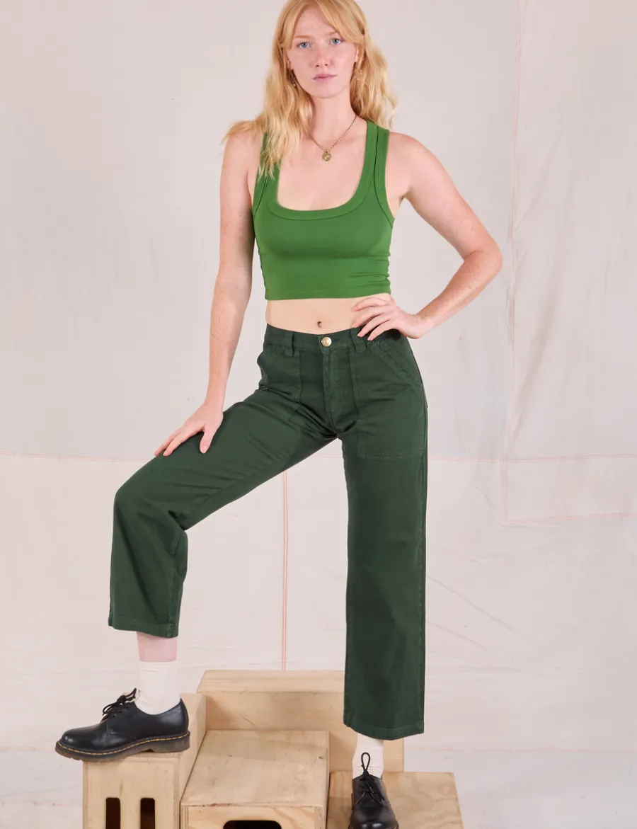 Fashion Mid-Rise Work Pants - Work Pants