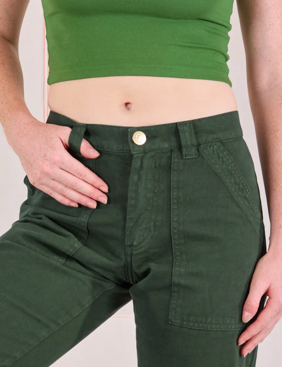 Fashion Mid-Rise Work Pants - Work Pants