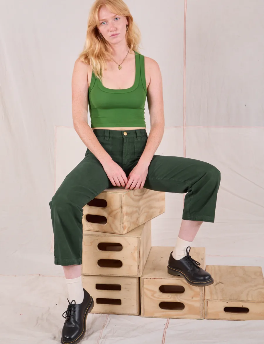 Fashion Mid-Rise Work Pants - Work Pants