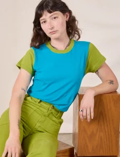 New Mismatched Tee - Organic Tees|Organic Vintage Tees