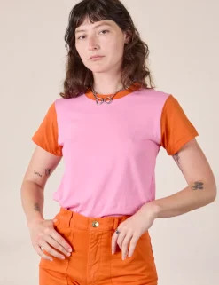Discount Mismatched Tee - Organic Tees|Organic Vintage Tees