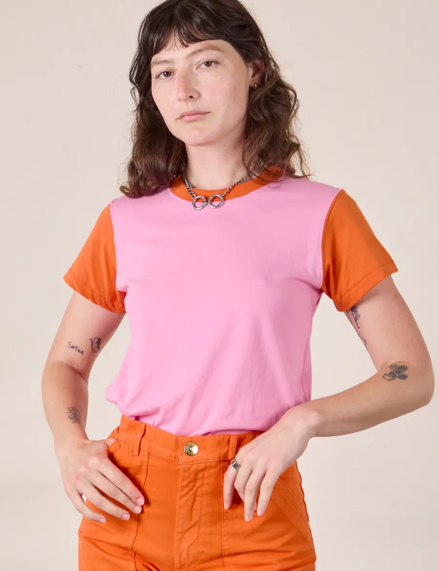 Discount Mismatched Tee - Organic Tees|Organic Vintage Tees