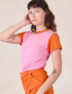 Discount Mismatched Tee - Organic Tees|Organic Vintage Tees