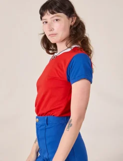 Hot Mismatched Tee - Organic Tees|Organic Vintage Tees