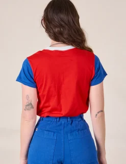 Hot Mismatched Tee - Organic Tees|Organic Vintage Tees