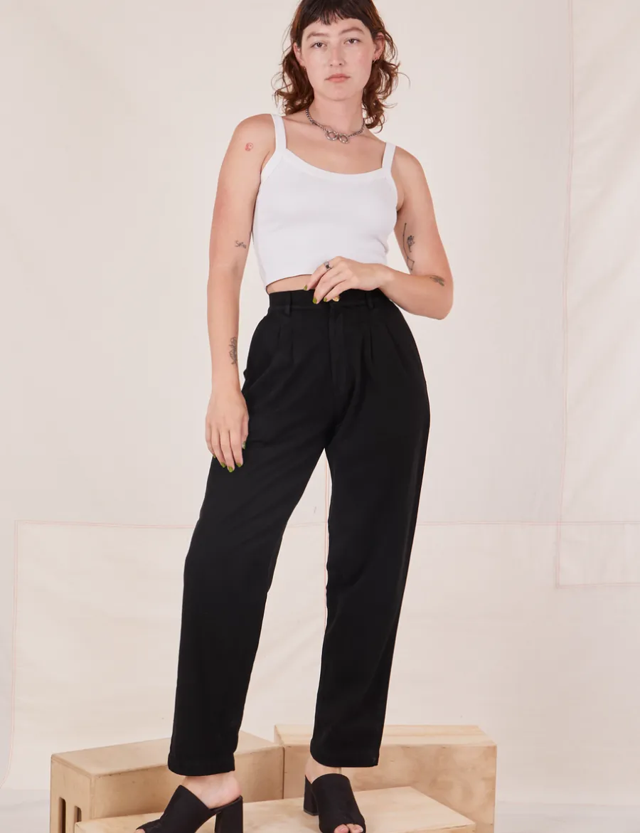 New Organic Trousers - Basic Black Organic|Trousers