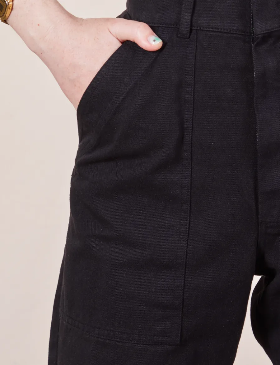 New Petite Short Sleeve Jumpsuit - Short Sleeve Jumpsuits