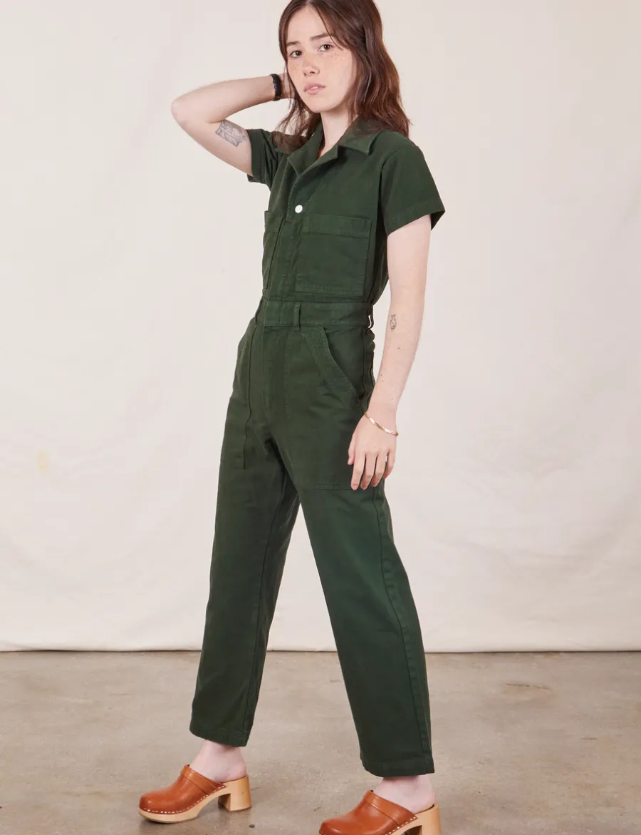 Best Petite Short Sleeve Jumpsuit - Short Sleeve Jumpsuits