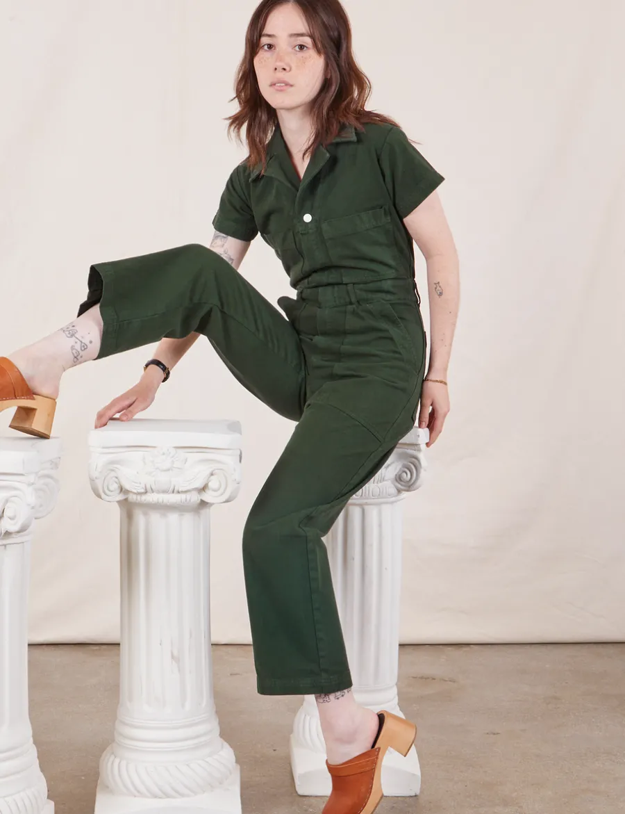 Best Petite Short Sleeve Jumpsuit - Short Sleeve Jumpsuits
