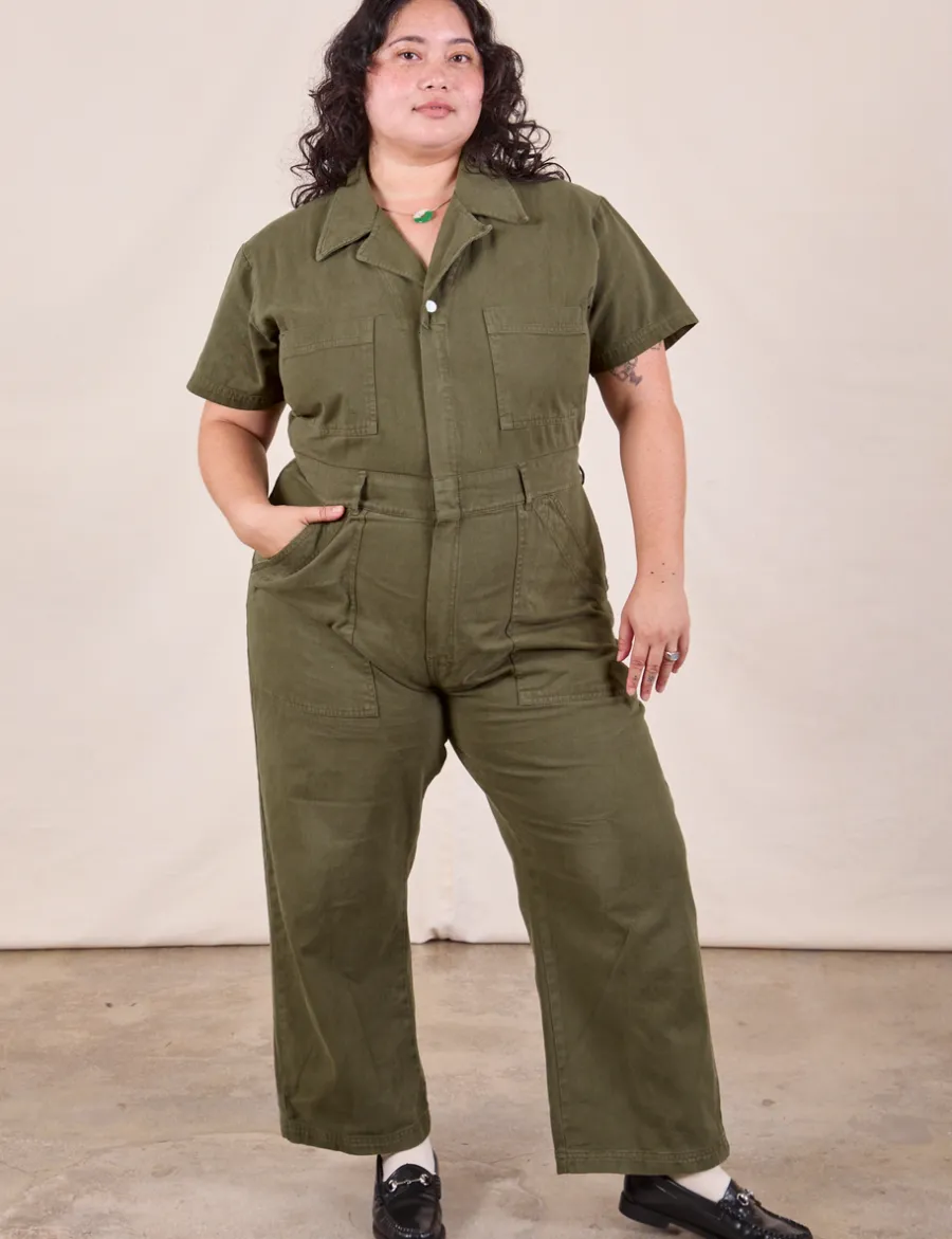 Best Petite Short Sleeve Jumpsuit - Short Sleeve Jumpsuits