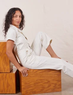 Best Petite Short Sleeve Jumpsuit - Short Sleeve Jumpsuits