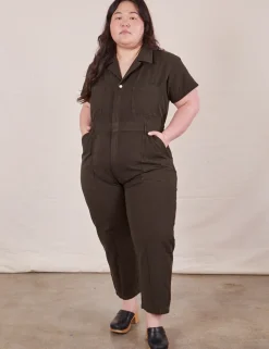 Sale Petite Short Sleeve Jumpsuit - Short Sleeve Jumpsuits
