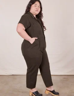 Sale Petite Short Sleeve Jumpsuit - Short Sleeve Jumpsuits