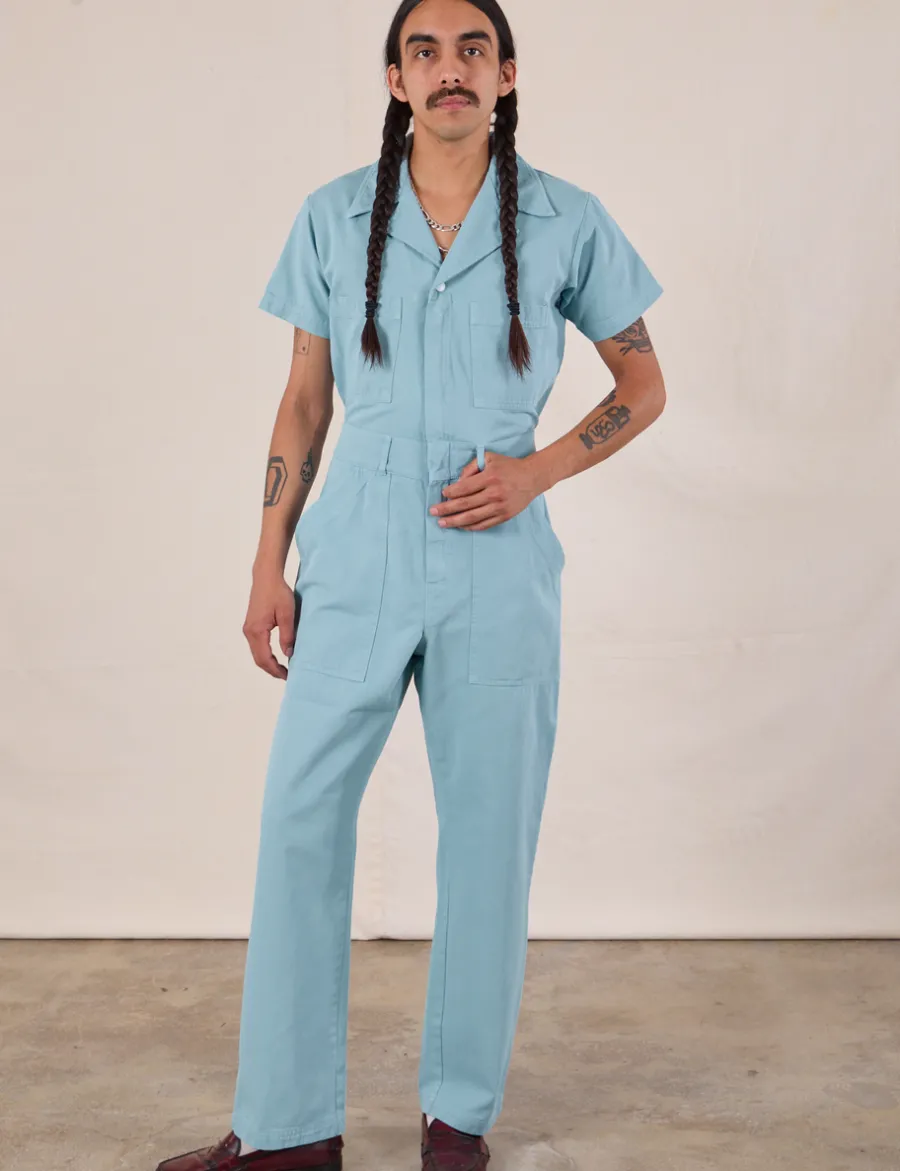 Hot Short Sleeve Jumpsuit - Short Sleeve Jumpsuits