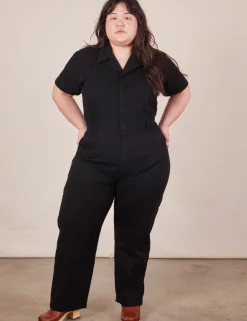 Hot Short Sleeve Jumpsuit - Short Sleeve Jumpsuits