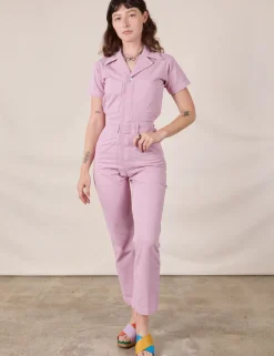 Outlet Short Sleeve Jumpsuit - Short Sleeve Jumpsuits