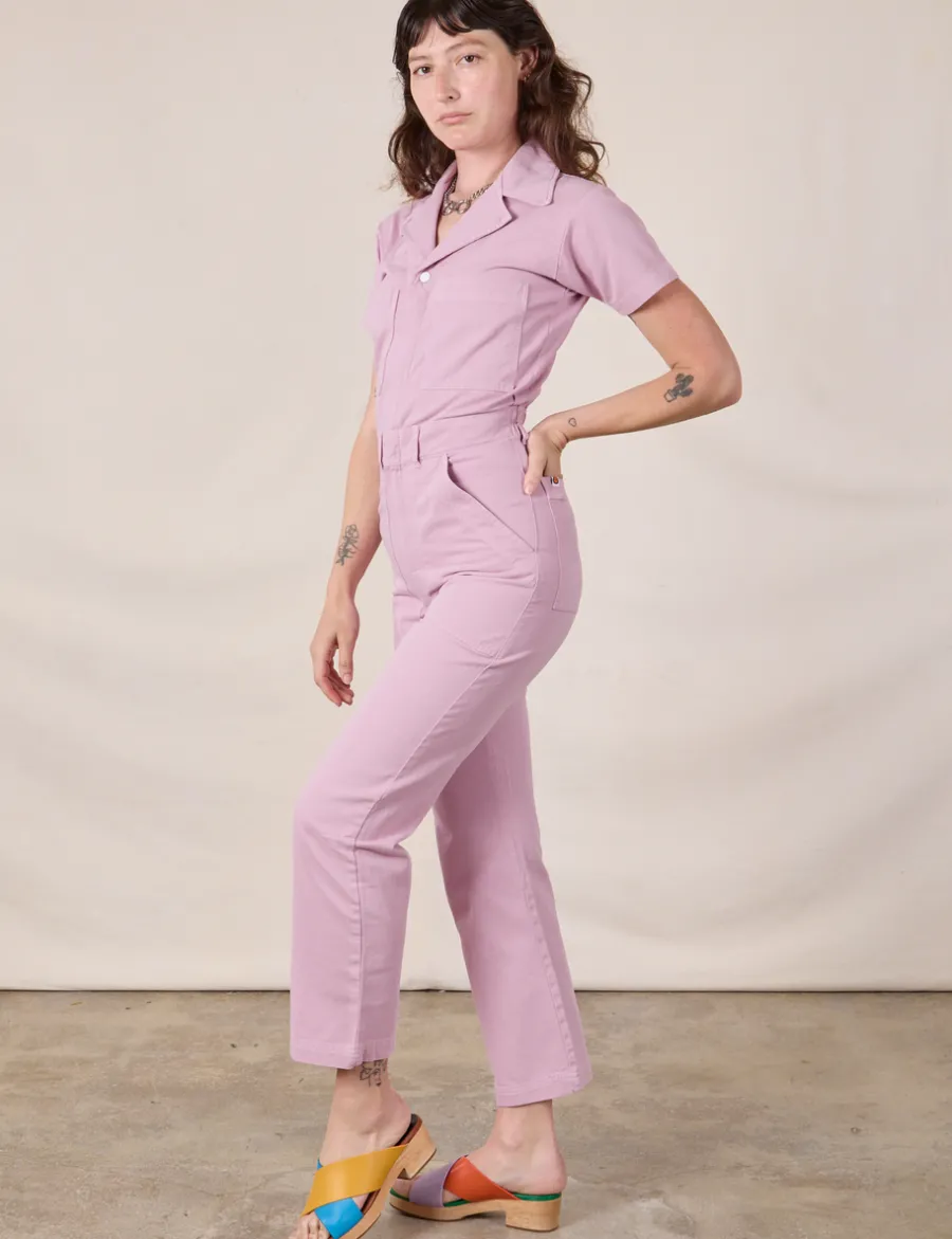 Outlet Short Sleeve Jumpsuit - Short Sleeve Jumpsuits