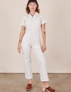 Fashion Short Sleeve Jumpsuit - Short Sleeve Jumpsuits