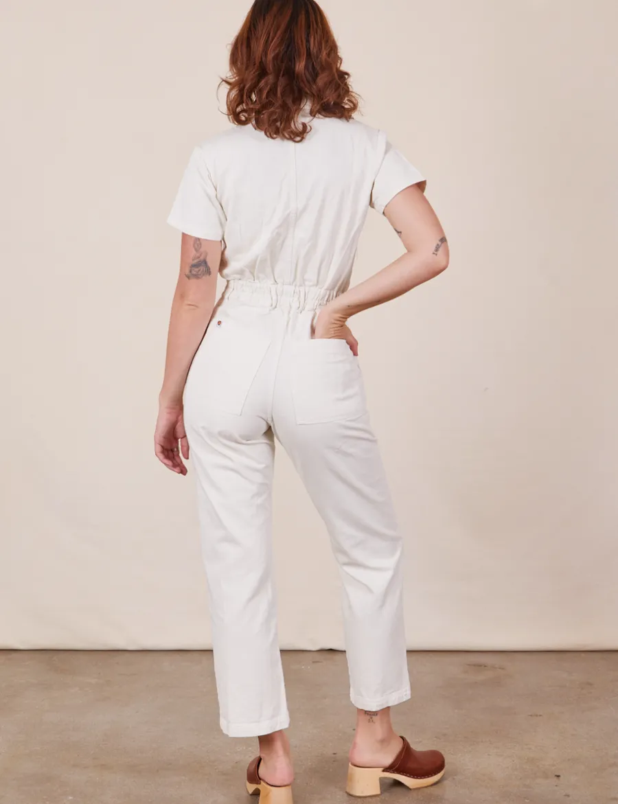 Fashion Short Sleeve Jumpsuit - Short Sleeve Jumpsuits