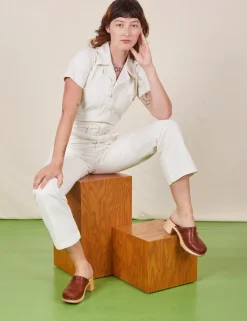 Fashion Short Sleeve Jumpsuit - Short Sleeve Jumpsuits