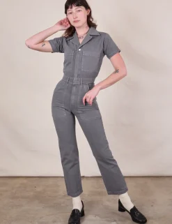 Clearance Short Sleeve Jumpsuit - Short Sleeve Jumpsuits