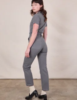 Clearance Short Sleeve Jumpsuit - Short Sleeve Jumpsuits