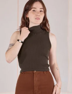 Discount Sleeveless Essential Turtleneck - Turtlenecks|Turtlenecks
