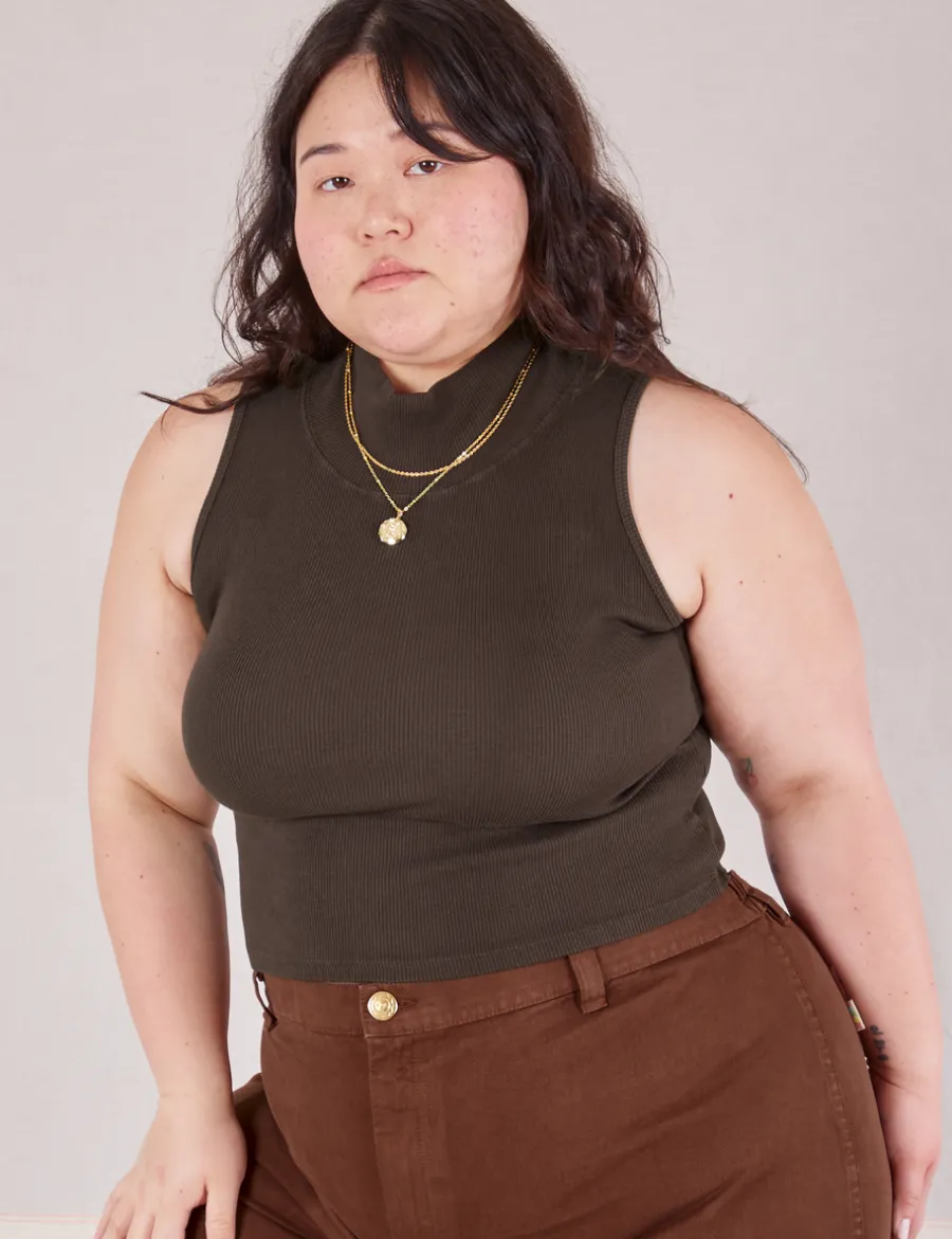 Discount Sleeveless Essential Turtleneck - Turtlenecks|Turtlenecks